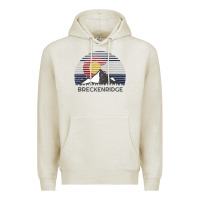 Oatmeal Heather breckenridge colorado x co flag mountain peak raglan baseball tee Premium Hoodie - linhVisuals