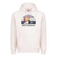 Pale Pink breckenridge colorado x co flag mountain peak raglan baseball tee Premium Hoodie - linhVisuals
