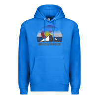 True Royal breckenridge colorado x co flag mountain peak raglan baseball tee Premium Hoodie - linhVisuals
