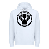 White metalheadz Premium Hoodie - linhVisuals