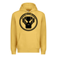 Antique Gold metalheadz Premium Hoodie - linhVisuals