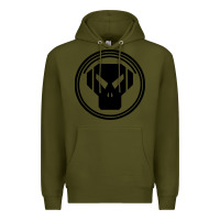 Army Green metalheadz Premium Hoodie - linhVisuals