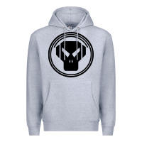 Heather Grey metalheadz Premium Hoodie - linhVisuals