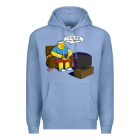 Colony Blue the king of the sports Premium Hoodie - linhVisuals