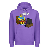 Purple the king of the sports Premium Hoodie - linhVisuals