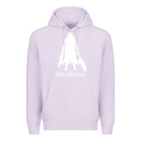 Lilac bloodborne zipped Premium Hoodie - linhVisuals