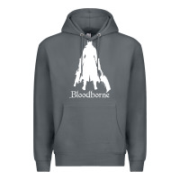 Rock bloodborne zipped Premium Hoodie - linhVisuals