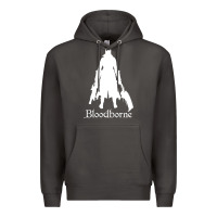 Smoke bloodborne zipped Premium Hoodie - linhVisuals
