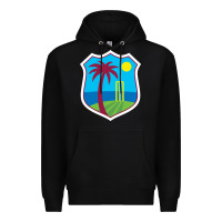 Black west indies cricket Premium Hoodie - linhVisuals