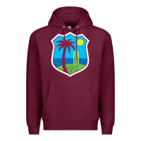 Burgundy west indies cricket Premium Hoodie - linhVisuals