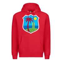 Red west indies cricket Premium Hoodie - linhVisuals