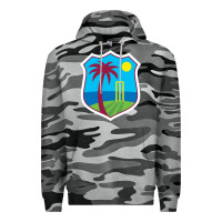 Slate Camo west indies cricket Premium Hoodie - linhVisuals