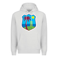 Dove Grey west indies cricket Premium Hoodie - linhVisuals