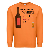 Carrot HOME IS WHERE THE WINE IS Premium Sweatshirt - Bettercallsaul