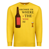 Lemon HOME IS WHERE THE WINE IS Premium Sweatshirt - Bettercallsaul
