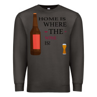 Smoke HOME IS WHERE THE WINE IS Premium Sweatshirt - Bettercallsaul