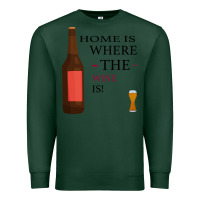 Sports Green HOME IS WHERE THE WINE IS Premium Sweatshirt - Bettercallsaul