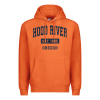 Carrot hood river oregon or vintage sports established navy design t shirt Premium Hoodie - linhVisuals