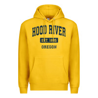 Lemon hood river oregon or vintage sports established navy design t shirt Premium Hoodie - linhVisuals