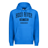 True Royal hood river oregon or vintage sports established navy design t shirt Premium Hoodie - linhVisuals