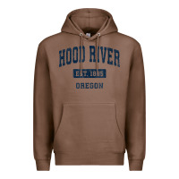 Chestnut hood river oregon or vintage sports established navy design t shirt Premium Hoodie - linhVisuals