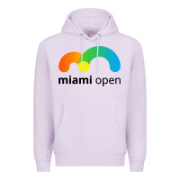 Lilac miami open Premium Hoodie - linhVisuals
