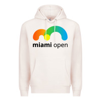 Pale Pink miami open Premium Hoodie - linhVisuals