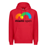 Red miami open Premium Hoodie - linhVisuals
