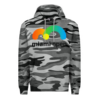 Slate Camo miami open Premium Hoodie - linhVisuals