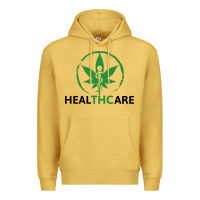 Antique Gold healthcare thc marijuana cannabis medical Premium Hoodie - linhVisuals