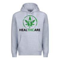 Heather Grey healthcare thc marijuana cannabis medical Premium Hoodie - linhVisuals