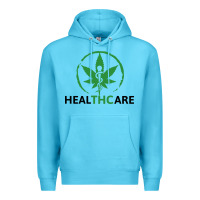Ocean Blue healthcare thc marijuana cannabis medical Premium Hoodie - linhVisuals
