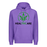 Purple healthcare thc marijuana cannabis medical Premium Hoodie - linhVisuals