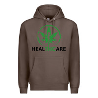 Coffee healthcare thc marijuana cannabis medical Premium Hoodie - linhVisuals