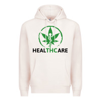 Pale Pink healthcare thc marijuana cannabis medical Premium Hoodie - linhVisuals