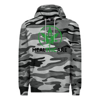 Slate Camo healthcare thc marijuana cannabis medical Premium Hoodie - linhVisuals