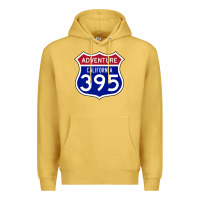 Antique Gold california usa highway 395 hiking fishing climbing adventure premium Premium Hoodie - linhVisuals