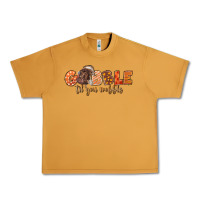 Peanut Butter Gobble Gobble Til You Wobble Urban Heavy Tee - LillyAllenDesigns