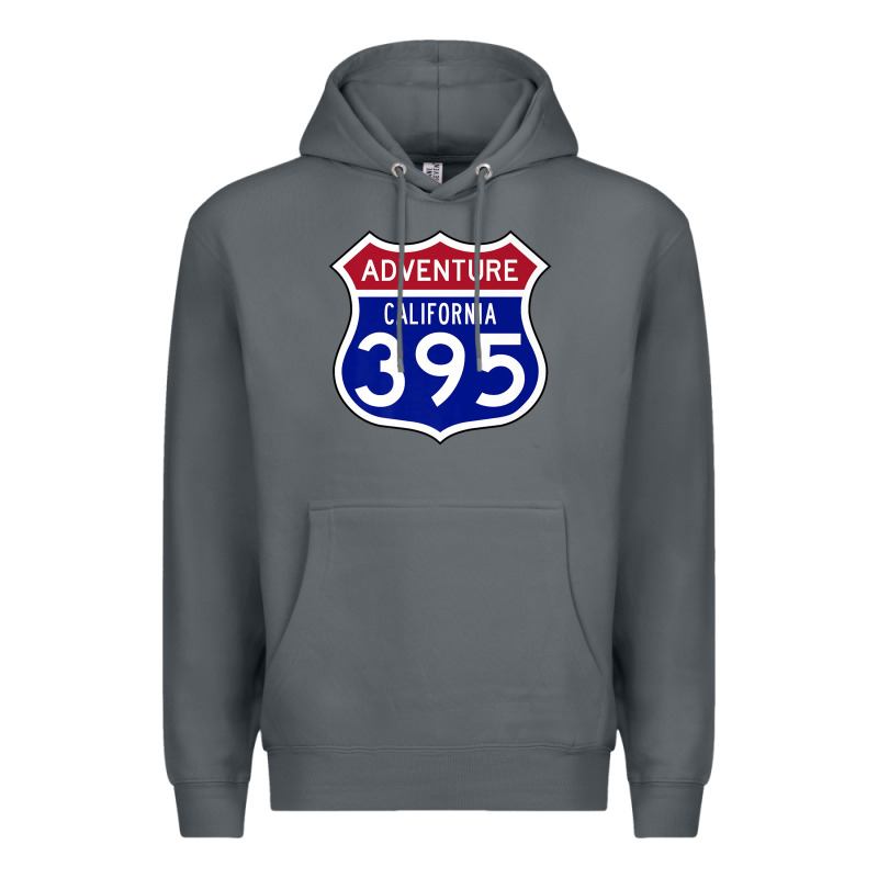 California Usa Highway 395 Hiking Fishing Climbing Adventure Premium Premium Hoodie by linhVisuals | Teevron