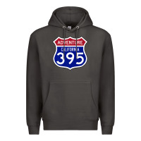 Smoke california usa highway 395 hiking fishing climbing adventure premium Premium Hoodie - linhVisuals