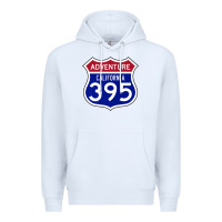 White california usa highway 395 hiking fishing climbing adventure premium Premium Hoodie - linhVisuals