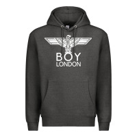 Charcoal Heather boy london Premium Hoodie - linhVisuals