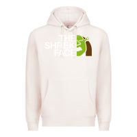 Pale Pink the shrek face Premium Hoodie - linhVisuals