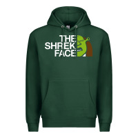 Sports Green the shrek face Premium Hoodie - linhVisuals