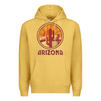 Antique Gold arizona cactus sunset scene graphic t shirt Premium Hoodie - linhVisuals