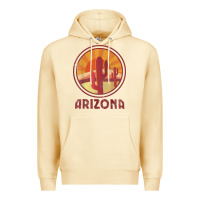 Pina Colada arizona cactus sunset scene graphic t shirt Premium Hoodie - linhVisuals