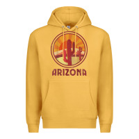 Mustard arizona cactus sunset scene graphic t shirt Premium Hoodie - linhVisuals
