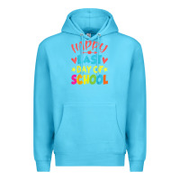 Ocean Blue happy last day of school teacher boys girls school last day Premium Hoodie - linhVisuals