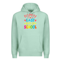 Seafoam happy last day of school teacher boys girls school last day Premium Hoodie - linhVisuals