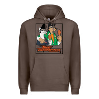 Coffee buddy thunderstruck friend Premium Hoodie - linhVisuals